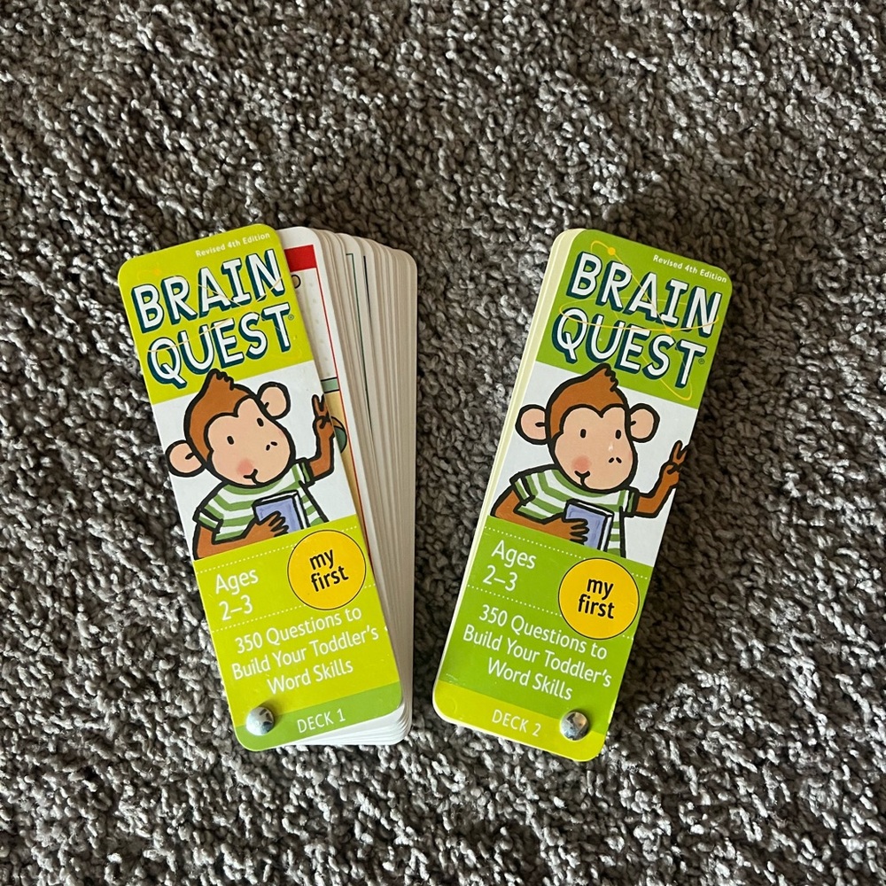 Brain Quest Toddler Card Decks